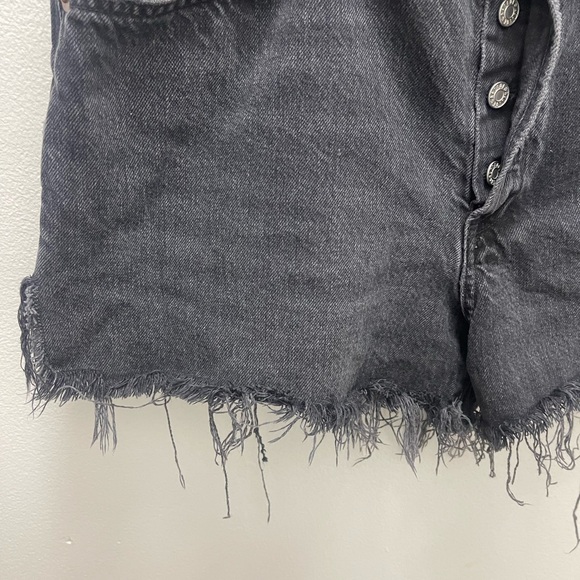 Agolde Black Jean Shorts - Picture 11 of 13